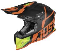Just 1 - Just 1 J12 Unit Carbon Helmet - 6063230292045-03 - Red/Lime Small - Image 1