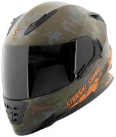 Speed & Strength - Speed & Strength SS1600 Straight Savage Helmet - 1111-0608-1352 - Green/Orange Small - Image 1