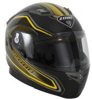 Zoan - Zoan Flux 4.1 Commander Graphics Helmet - 137-156 - Yellow Large - Image 1