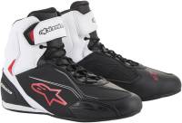 Alpinestars - Alpinestars Faster-3 Riding Shoes - 2510219123-12 Black/White/Red Size 12 - Image 1