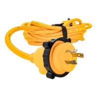 Camco - Camco 30 Amp Power Grip Marine Extension Cord - 35&#39; M-Locking/F-Locking Adapter - Image 5