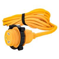 Camco - Camco 30 Amp Power Grip Marine Extension Cord - 50&#39; M-Locking/F-Locking Adapter - Image 3