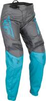 Fly Racing - Fly Racing F-16 Youth Pants - 374-83601 - Gray/Blue - 22 - Image 1