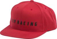 Fly Racing - Fly Racing Fly Logo Hat - 351-0962 - Red - OSFM - Image 1