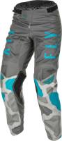Fly Racing - Fly Racing Kinetic K221 Youth Pants - 374-53626 - Gray/Blue - 26 - Image 4