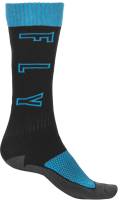Fly Racing - Fly Racing MX Youth Socks - 350-0514Y - Black/Blue/Gray - OSFM - Image 2