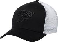 Alpinestars - Alpinestars Angle Stretch Mesh Hat - 1230-81011-1020-S/M - Black/White - Sm-Md - Image 1