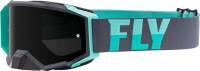 Fly Racing - Fly Racing Zone Pro Goggles - FLA-062 - Gray/Mint - OSFM - Image 1