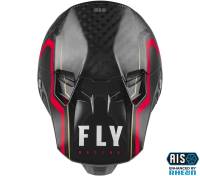 Fly Racing - Fly Racing Formula Carbon Axon Helmet - 73-4422X - Black/Red/Khaki - X-Large - Image 3