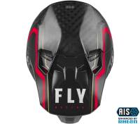 Fly Racing - Fly Racing Formula Carbon Axon Helmet - 73-4422S - Black/Red/Khaki - Small - Image 3