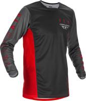 Fly Racing - Fly Racing Kinetic K121 Youth Jersey - 374-422YM - Red/Gray/Black - Medium - Image 1