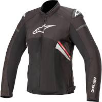 Alpinestars - Alpinestars Stella T-GP Plus R V3 Air Womens Jacket - 33106201321M - Black/Fluo Red/White - Medium - Image 1