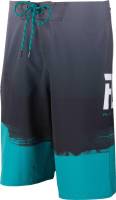 Fly Racing - Fly Racing Paint Slinger Board Shorts - 353-19532 - Black/Teal - 32 - Image 1