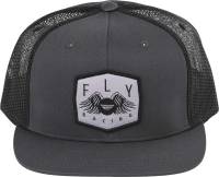 Fly Racing - Fly Racing Freedom Trucker Hat - Gray - 351-0063 - Gray - OSFA - Image 1
