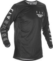 Fly Racing - Fly Racing Kinetic K121 Youth Jersey - 374-420YL - Black/White - Large - Image 1