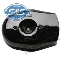 S&S Cycle - S&S Cycle Stealth Tribute Air Cleaner Cover - Gloss Black - 170-0593 - Image 1