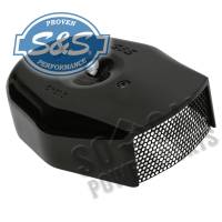 S&S Cycle - S&S Cycle Stealth Tribute Air Cleaner Cover - Gloss Black - 170-0593 - Image 3