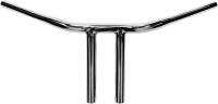 Drag Specialties - Drag Specialties 1-1/4in. Buffalo T-Bar w/ Straight Risers - 10in. - Chrome - 0601-1015 - Image 2