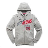 Alpinestars - Alpinestars Title Zip Hoodie - 1210-51300-1026-LG - Gray/Heather - Large - Image 1