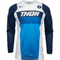 Thor - Thor Pulse Racer Youth Jersey - 2912-1863 - White/Navy - Medium - Image 1
