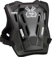 Moose Racing - Moose Racing Agroid Youth Chest Guard - 2701-1115 - Black - 2XS-XS - Image 2