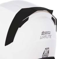 Icon - Icon Rear Spoilers for Airflite Helmets - Rubatone Black - 0133-1265 - Image 2