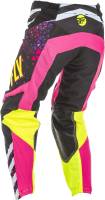 Fly Racing - Fly Racing Kinetic Womens Race Pants - 371-63911 - Neon Pink/Hi-Vis - 15/16 - Image 3