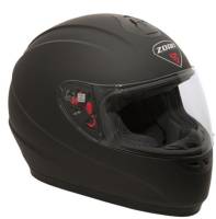 Zoan - Zoan Thunder Solid Snow Helmet with Electric Shield - 223-036SN/E - Matte Black - Large - Image 1