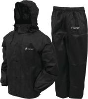 Frogg Toggs - Frogg Toggs All Sport Rainsuit - AS1310-013X - Black - 3XL - Image 1