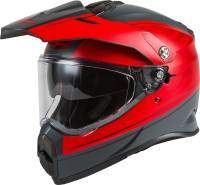 G-Max - G-Max AT-21 Raley Helmet - G1211035 - Matte Grey/Red - Medium - Image 1