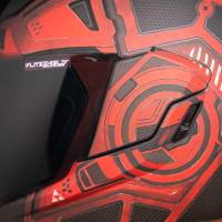 Icon - Icon Airflite Blockchain Helmet - 0101-13285 - Red - Large - Image 4