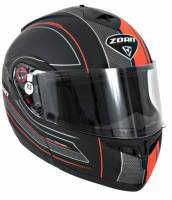 Zoan - Zoan Optimus Raceline Graphics Helmet - 138-164 - Matte Black/Orange - Small - Image 1