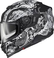 Scorpion - Scorpion EXO-T520 Nama-Sushi Helmet - T52-1105 - Black/White - Large - Image 1