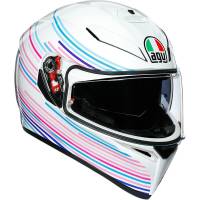 AGV - AGV K-3 SV Sakura Helmet - 210301O2MY00209 - White/Purple - Large - Image 1