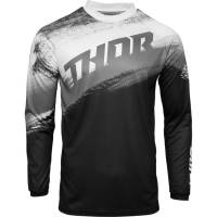 Thor - Thor Sector Vapor Jersey - 2910-6123 - Black/White - 2XL - Image 1