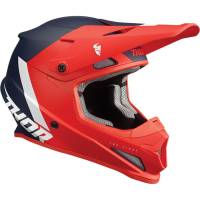 Thor - Thor Sector Chev Helmet - 0110-7321 - Red/Navy - Small - Image 1