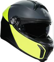 AGV - AGV Tour Balance Helmet - 211251F2OY00116 - Matte Black/Fluorescent Yellow/Gray - 2XL - Image 1