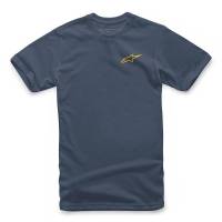 Alpinestars - Alpinestars Neu Ageless T-Shirt - 1018-72012-7059-2X - Navy/Gold - 2XL - Image 1
