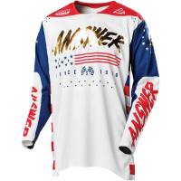 Answer - Answer Elite Redzone Jersey - 0409-0964-5755 - White/Navy/Scarlet - X-Large - Image 1