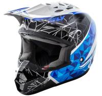 Fly Racing - Fly Racing Kinetic Crux Helmet - 73-33832X - White/Black/Blue - 2XL - Image 1