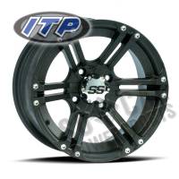 ITP - ITP SS212 Wheel - 14x6 - 4+2 Offset - 4/115 - Black - 14SS409BX - Image 1