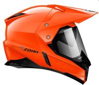 Zoan - Zoan Synchrony Duo-Sport Solid Snow Helmet with Double Lens Shield - 521-453SN - Hi-Vis Orange - X-Small - Image 1