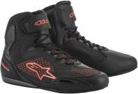 Alpinestars - Alpinestars Faster-3 Rideknit Riding Shoes - 2510319103011.5 - Black/Red Fluorescent - 11.5 - Image 1