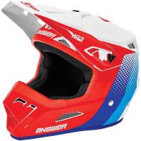 Answer - Answer AR3 Pace Helmet - 0411-0639-2355 - White/Red/Hyper Blue - X-Large - Image 1