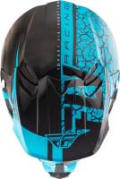 Fly Racing - Fly Racing F2 Carbon Fracture Helmet - 73-4173-4-L - Light Blue/Black - Large - Image 4