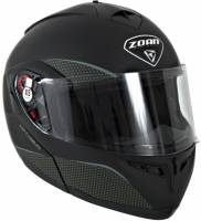 Zoan - Zoan Optimus Solid Snow Helmet with Electric Shield - 038-033SN/E - Matte Black - X-Small - Image 1