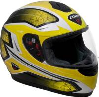 Zoan - Zoan Thunder Electra Graphics Snow Youth Helmet with Double Lens Shield - 223-140SN - Yellow - Small - Image 1
