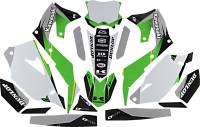 DCOR - DCOR COR 9 Kawasaki Complete Graphics Kit - White - 20-20-462 - Image 1