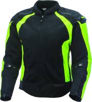 Fly Racing - Fly Racing CoolPro Mesh Jacket - 477-4055S - Black/Hi-Vis - Small - Image 1