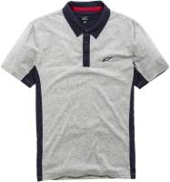 Alpinestars - Alpinestars Championship Polo Shirt - 1210415001171M - Gray Heather/Navy - Medium - Image 1